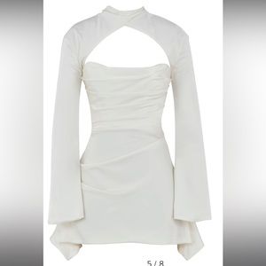 House of cb white dress